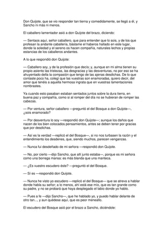 Don quijote de la Mancha