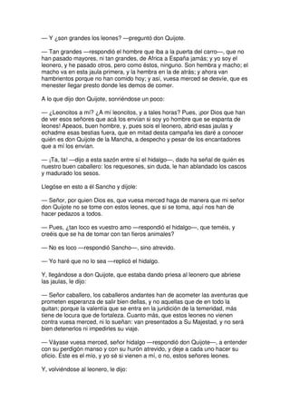 Don quijote de la Mancha