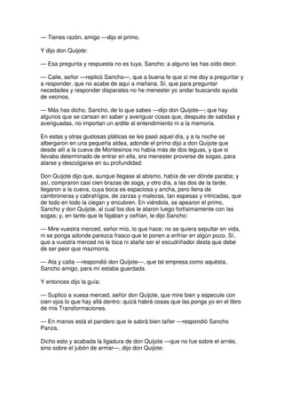 Don quijote de la Mancha