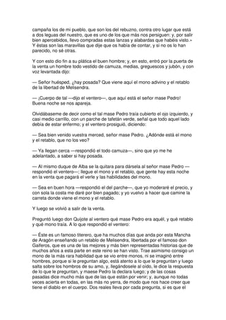 Don quijote de la Mancha