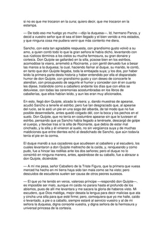 Don quijote de la Mancha