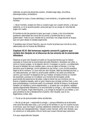 Don quijote de la Mancha