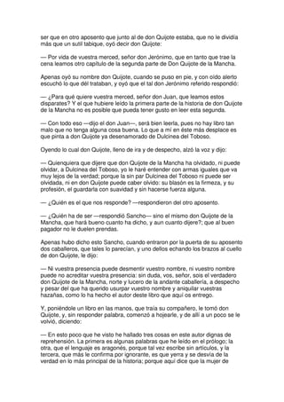 Don quijote de la Mancha