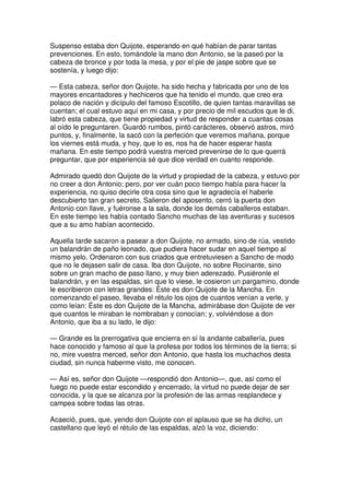 Don quijote de la Mancha