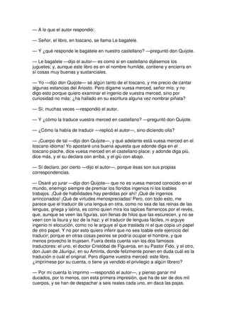 Don quijote de la Mancha