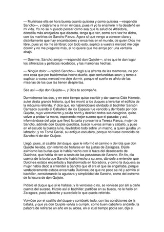 Don quijote de la Mancha