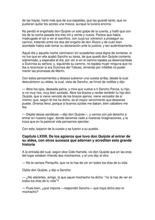 Don quijote de la Mancha