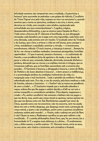 Elogio a  Don Quixote - Conferências literárias - Gabinete Português de Leitura - 1905  Olavo Bilac