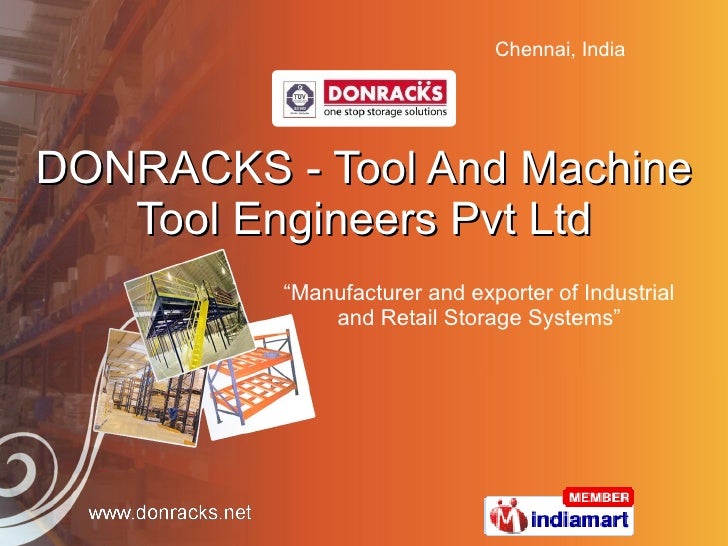 Tool and machine tool engineers pvt ltd. tamil nadu india