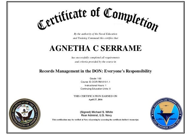 Certificate Of Completion Udemy