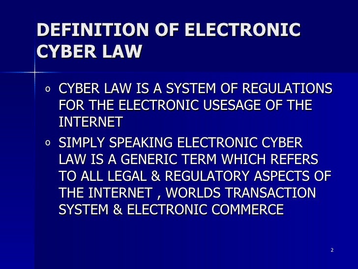Dons Cyber Law Ppt