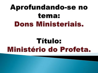  Revelações sobre a Palavra de Deus;