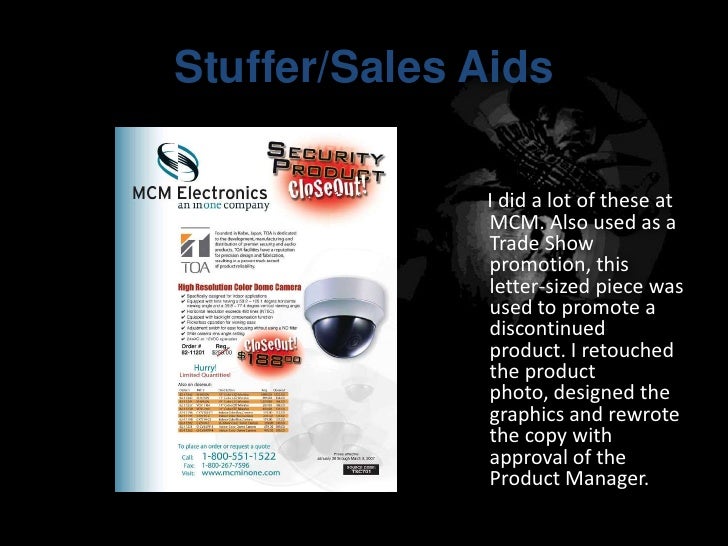don stemley portfolio mcm electronics discontinues sales flyers