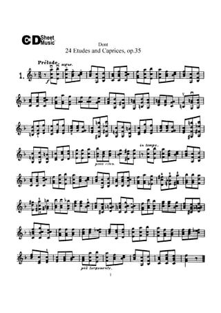 Dont   24 estudost (www.sheetmusic-violin.blogspot.com)
