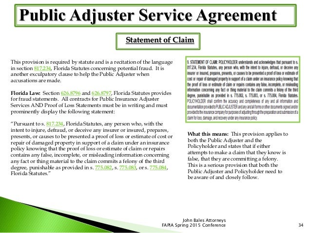 adjuster public for contract Don't and ball the Requirements drop Contract on