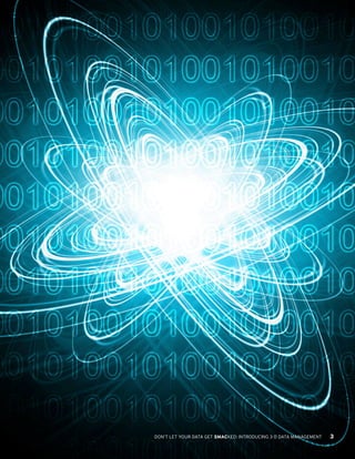 DON’T LET YOUR DATA GET SMACKED: INTRODUCING 3-D DATA MANAGEMENT

3

 