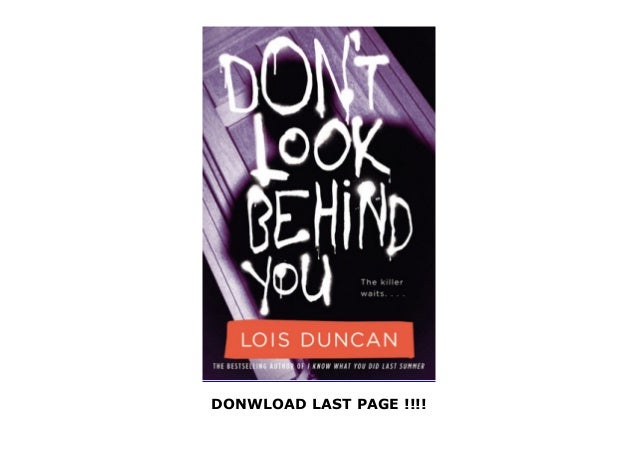 Don T Look Behind You Pdf
