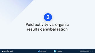 Business Proprietary & Confidential | 16
Paid activity vs. organic
results cannibalization
2
 
