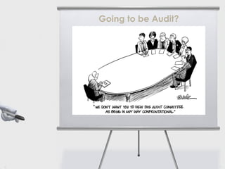 Going to be Audit?

• PWC ?
• KPMG ?
• Deloitte ?
• ….

4

Copyright 2009

 