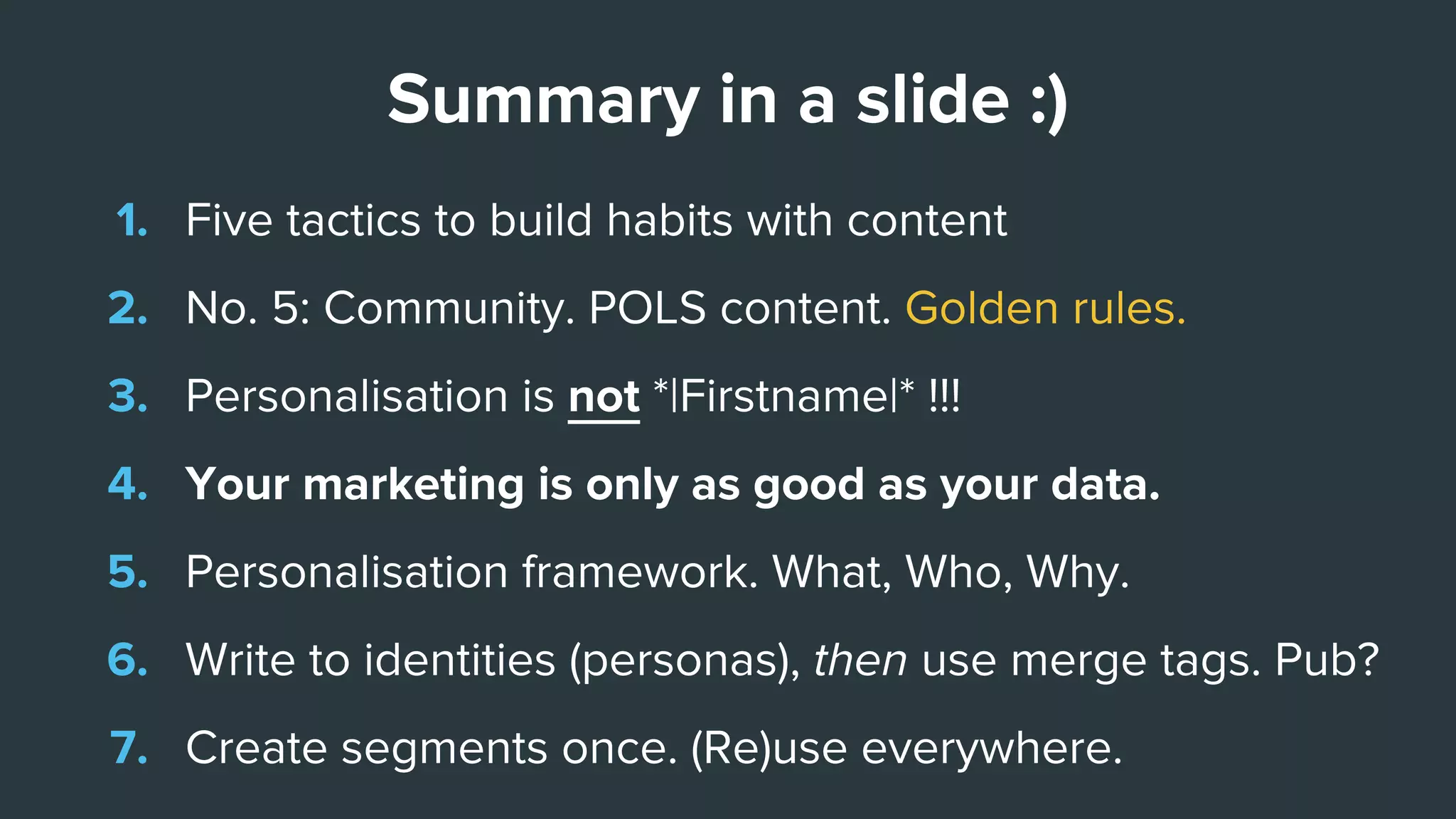 Don’t be boring! How to craft content to engage in 2016