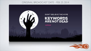 ORIGINAL BROADCAST DATE - FEB. 25, 2014
 