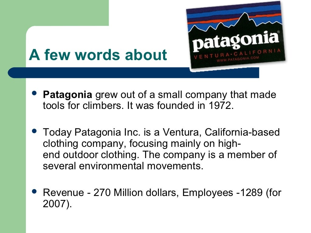 Don’t buy this jacket. Patagonia's campaign