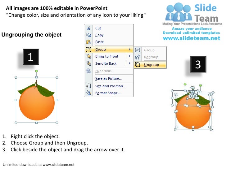 Dont compare oranges and apples power point slides and ppt diagram