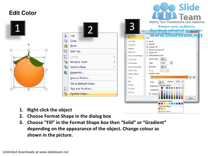 Dont compare oranges and apples power point slides and ppt diagram