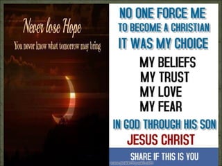 Don’t give up, please!