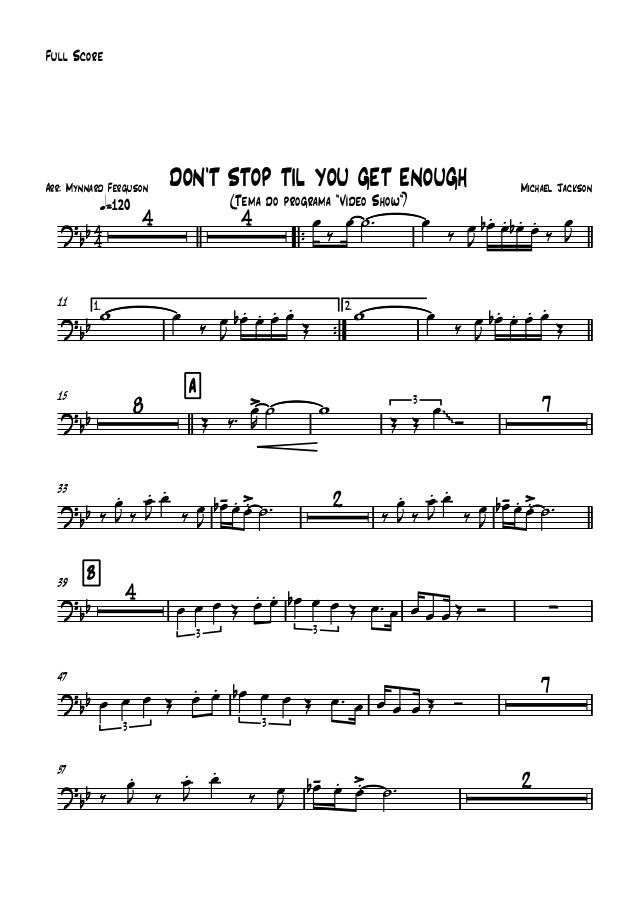 Don t stop til you get enough