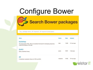 Configure Bower
 
