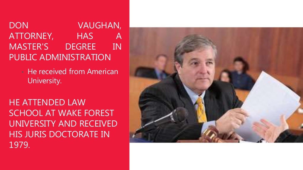 Donald R Vaughan, Attorney Veteran Attorney