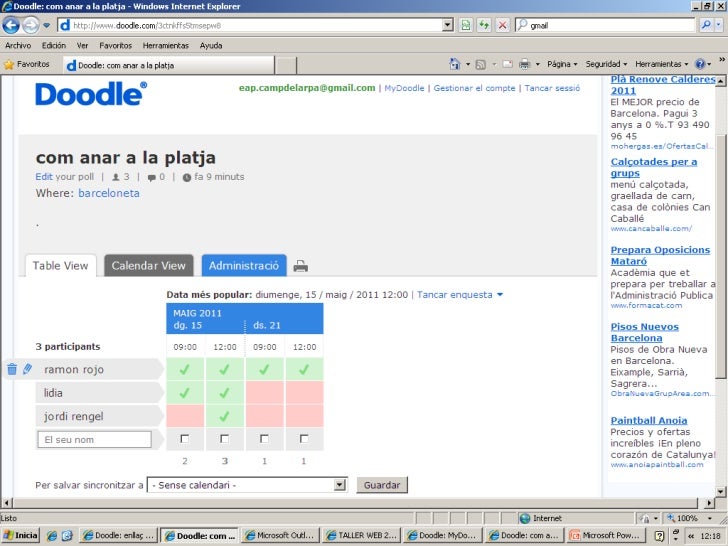 doodle fit programming excel