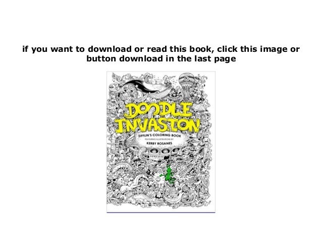 Download Pdf No Cost Library Doodle Invasion Zifflins Coloring Book Volume