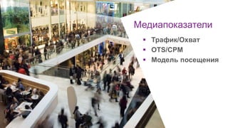 Click to edit Master title style Медиапоказатели
 Трафик/Охват
 OTS/CPM
 Модель посещения
 