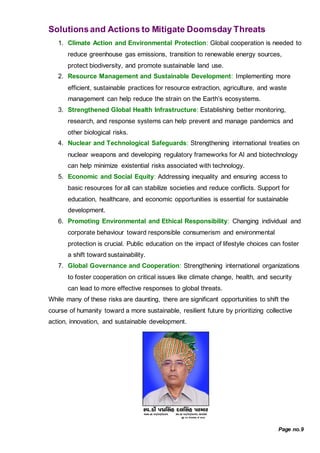 DOOMSDAY EARTH- REASONS AND SOLUTION.pdf
