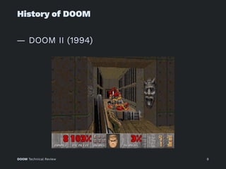 History of DOOM
— DOOM II (1994)
DOOM Technical Review 8
 