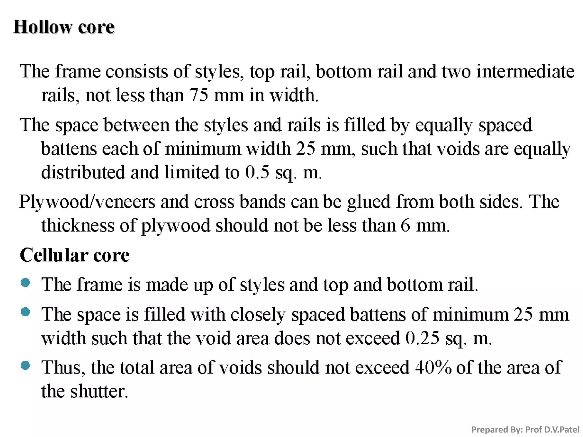 Prepared By: Prof D.V.Patel
 