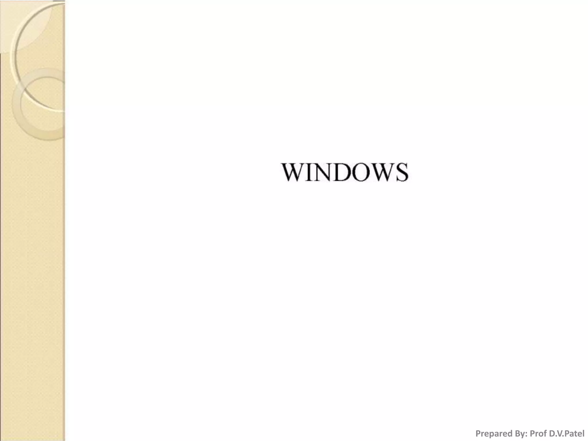 Prepared By: Prof D.V.Patel
 