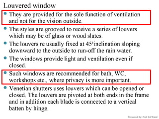 Doors and Windows in Building Construction: Design, Components, and ...
