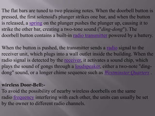 Door bell for deaf | PPTX