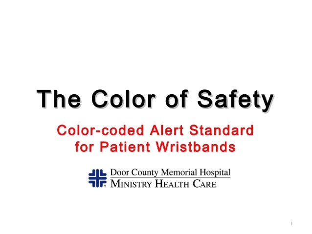 Color Of Safety Wristbands