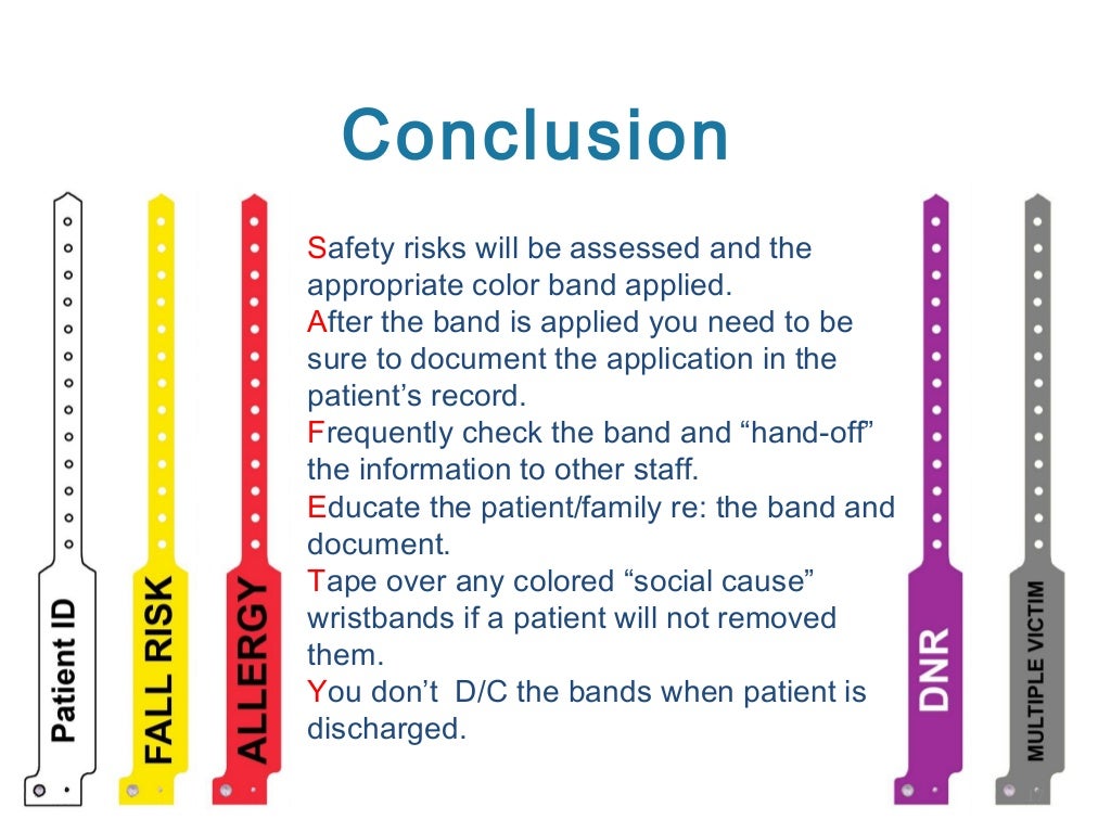 Color of Safety Wristbands