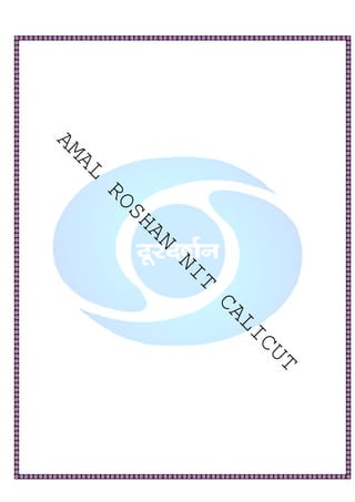 AMAL ROSHAN NIT CALICUT 
 