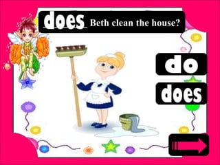 _________ Beth clean the house?
