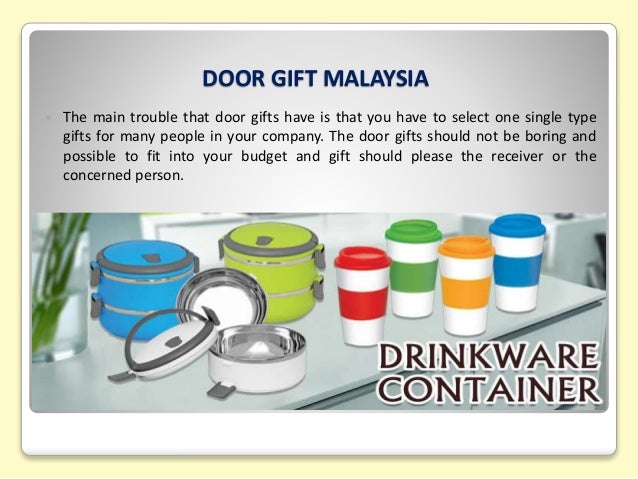Door Gifts For Annual Dinner