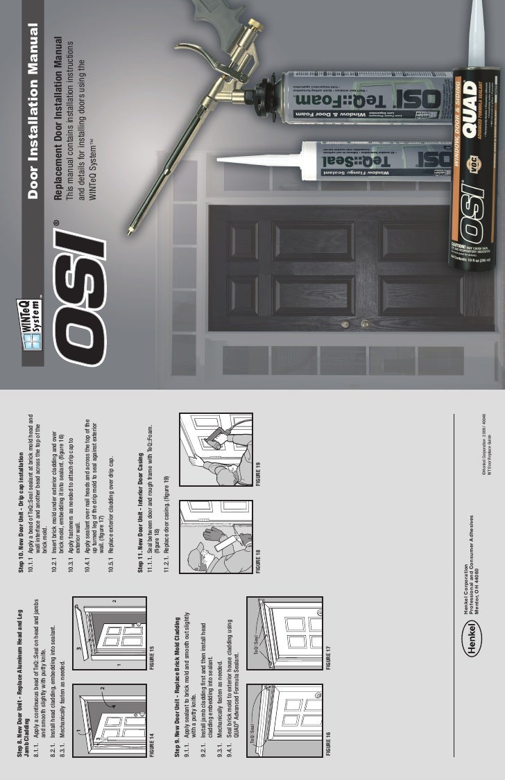 Door Installation Instructions