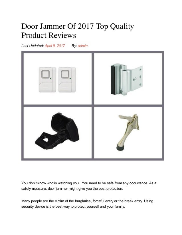 Door Jammer Of 2017 Top Quality Product Reviews