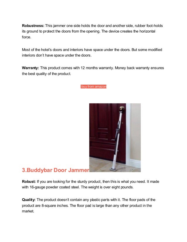 Door Jammer Of 2017 Top Quality Product Reviews