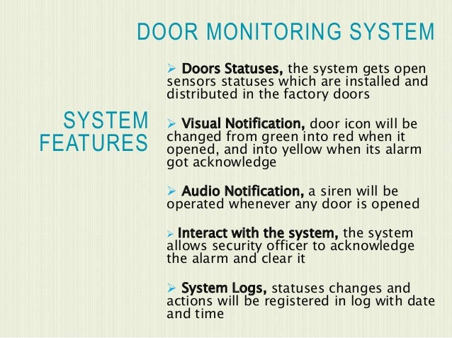 Door Monitoring System